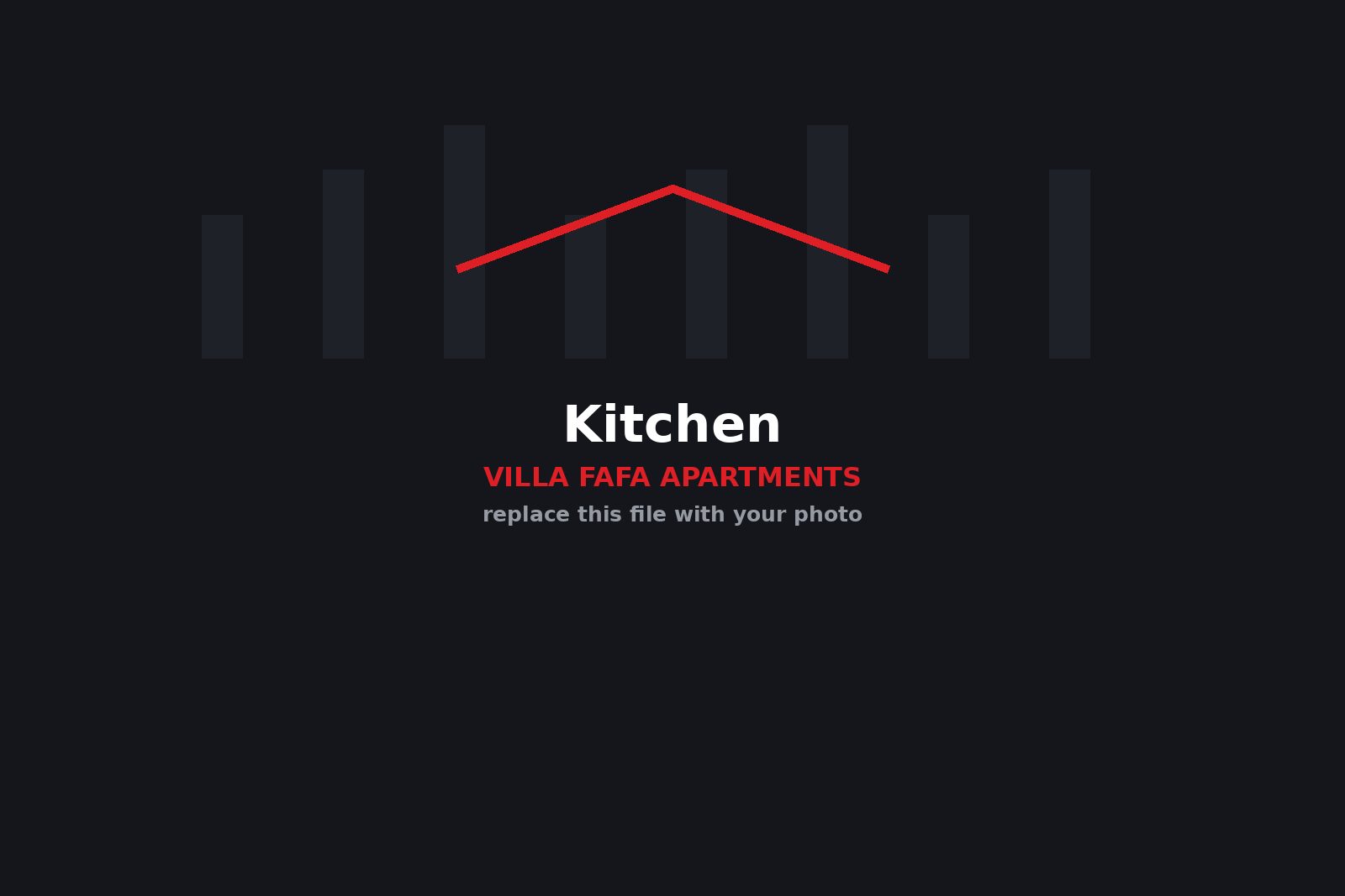 Kitchenette with gas hob and sink